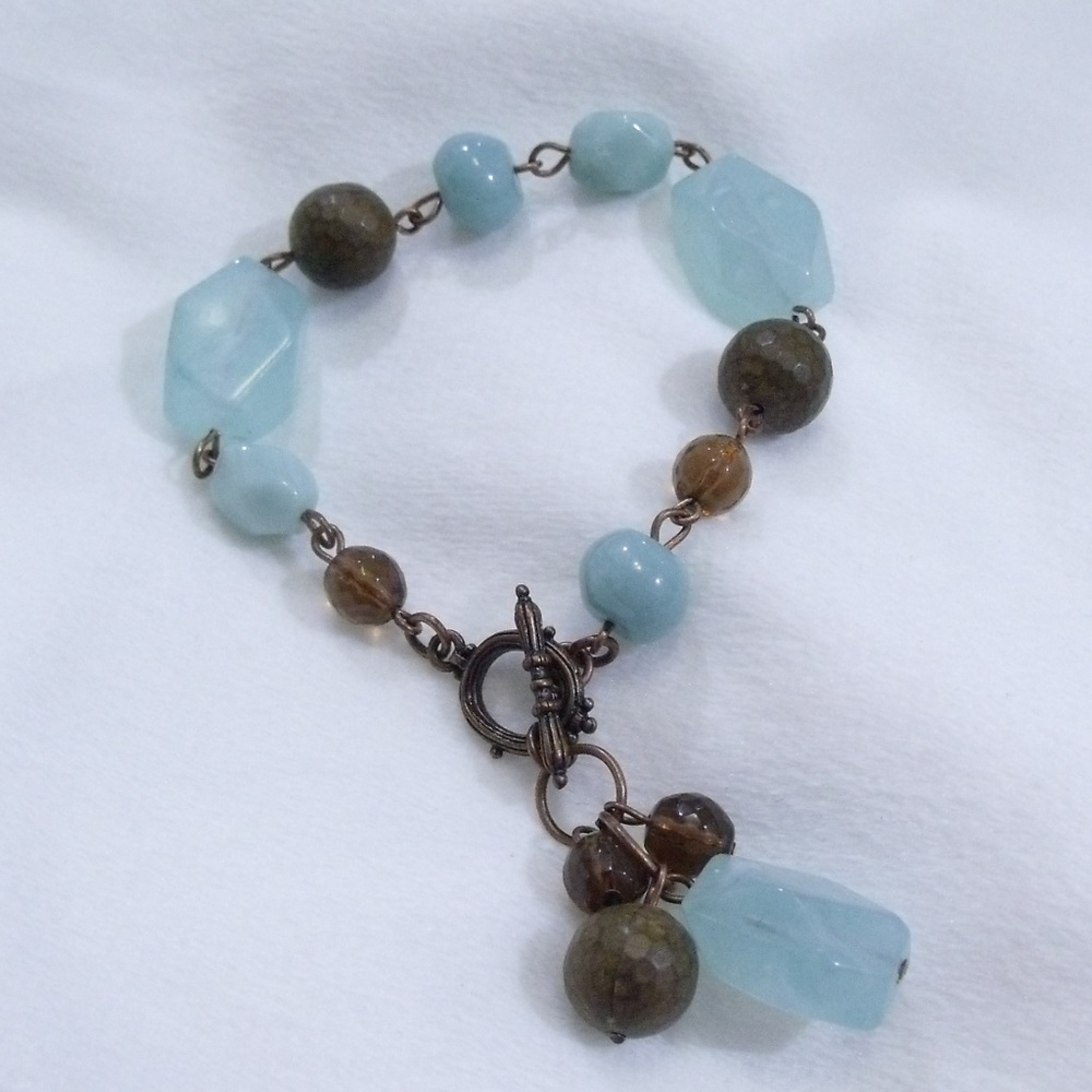 Blue and Brown Bracelet